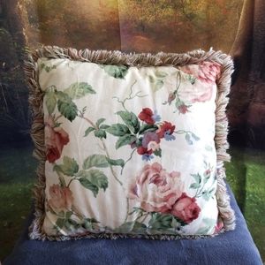Soft Impressions Flowered Decorative Pillow